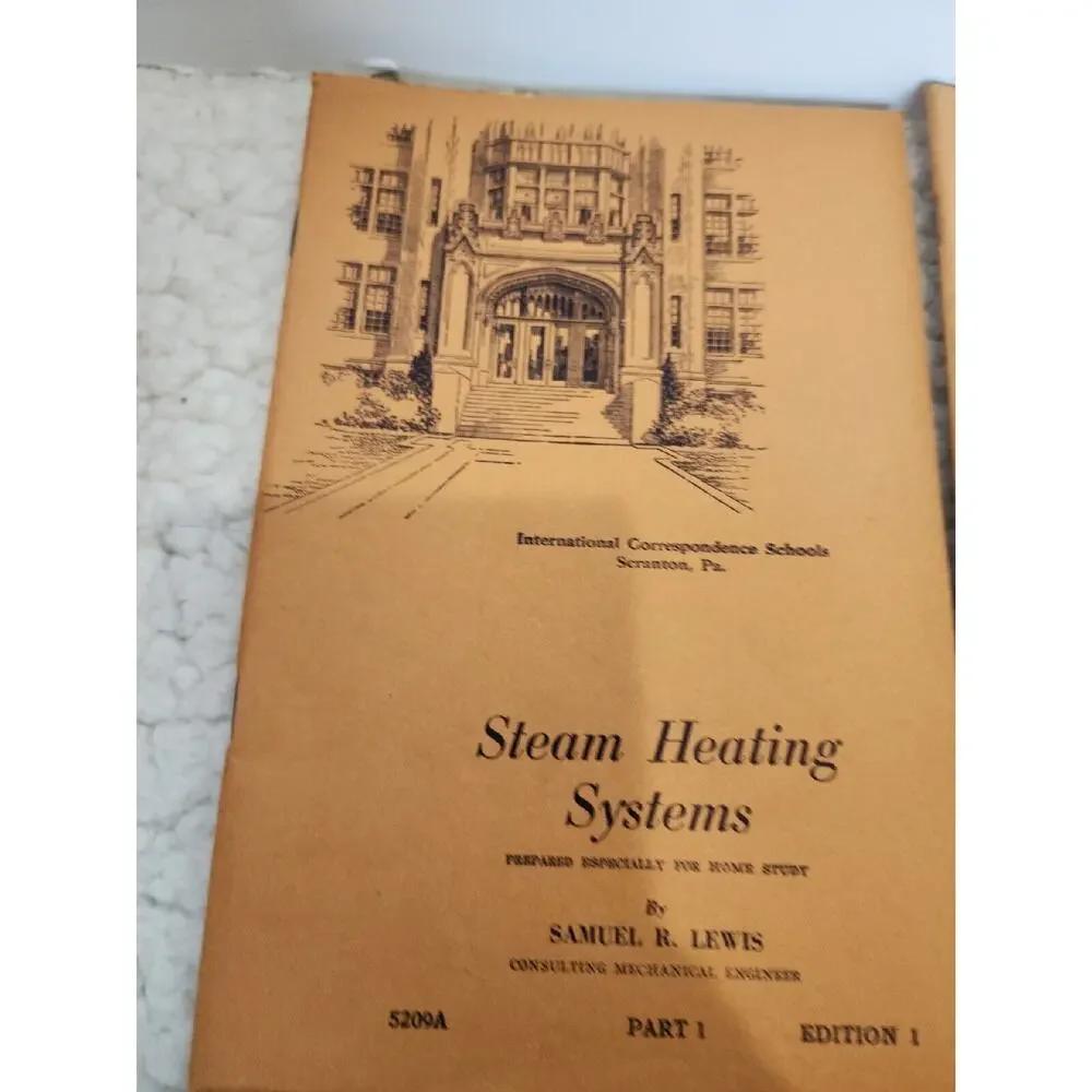 International correspondent schools Steam, Pipe Training Books From World War 2